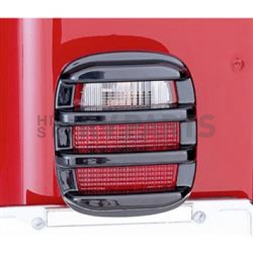 Rugged Ridge Tail Light Cover - Horizontal Bar Smoke Plastic Set Of 2 - 1135402