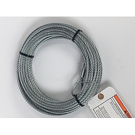 Warn Winch Cable -  50 Feet Galvanized Aircraft Steel - 100972