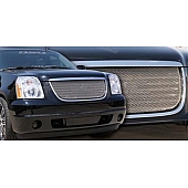 T-Rex Truck Products Grille Insert - Mesh Rectangular Triple Chrome Plated Stainless Steel - 44171