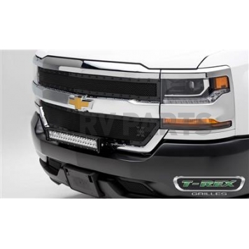 T-Rex Truck Products Grille Insert - Mesh Rectangular Black Powder Coated Steel - 6711281BR