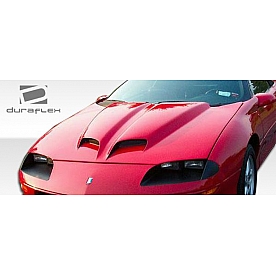 Extreme Dimensions Hood - Primered Fiberglass Black - 103787