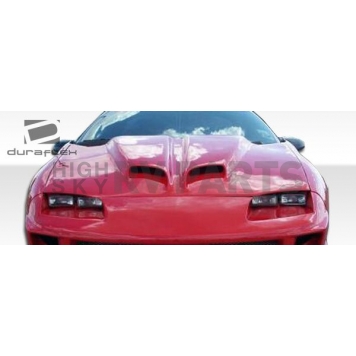Extreme Dimensions Hood - Primered Fiberglass Black - 103787-2