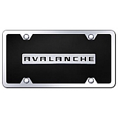 Automotive Gold License Plate - Avalanche Acrylic - BAVLCBK