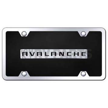 Automotive Gold License Plate - Avalanche Acrylic - BAVLCBK
