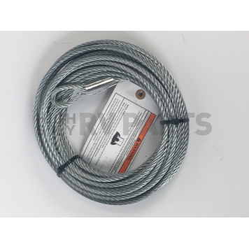 Warn Winch Cable -  50 Feet Galvanized Aircraft Steel - 100973