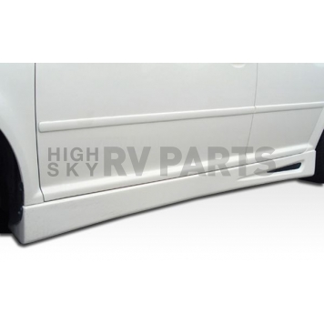 Extreme Dimensions Side Skirt - Primered Fiberglass Reinforced Plastic Black Set of 2 - 104527-2