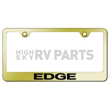 Automotive Gold License Plate Frame - Gold Stainless Steel - LFEDGEG
