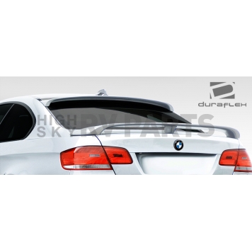 Extreme Dimensions Spoiler - Roof Mount Wing Matte Fiberglass Black - 108644-4