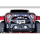 Fab Fours Bumper Premium 1-Piece Design Steel Natural - JK07B1856B