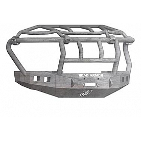 Road Armor Bumper Stealth Intimidator 1-Piece Design Steel Natural - 617F3Z