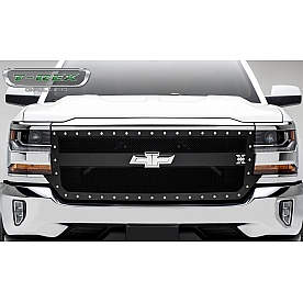 T-Rex Truck Products Grille Insert - Mesh Rectangular Black Powder Coated Steel - 6711291