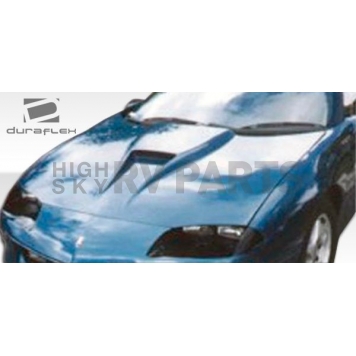 Extreme Dimensions Hood - Primered Fiberglass Black - 101218