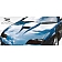 Extreme Dimensions Hood - Primered Fiberglass Black - 101218