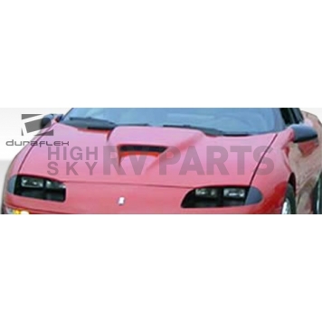 Extreme Dimensions Hood - Primered Fiberglass Black - 101218-4