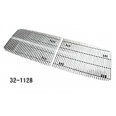 Paramount Automotive Grille Insert - Polished Aluminum 8 Millimeter Vertical Style - 321128