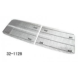 Paramount Automotive Grille Insert - Polished Aluminum 8 Millimeter Vertical Style - 321128
