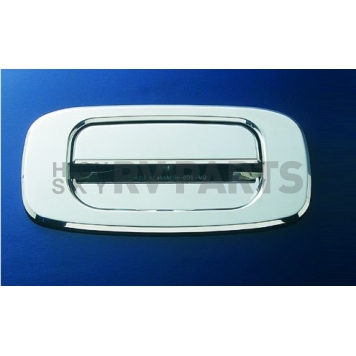 All Sales Tailgate Handle - Chrome Plated Aluminum Silver - 916DC-2