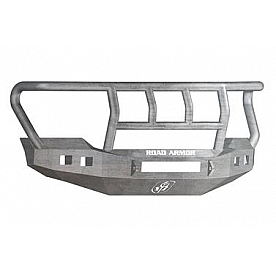 Road Armor Bumper Stealth Titan II 1-Piece Design Steel Natural - 611R2ZNW