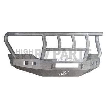 Road Armor Bumper Stealth Titan II 1-Piece Design Steel Natural - 611R2ZNW