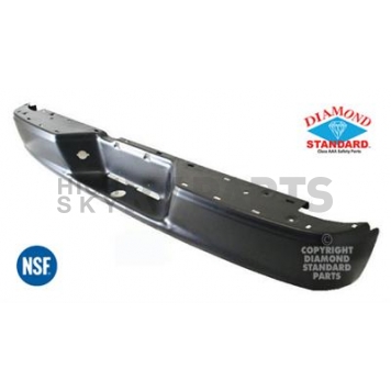 Reflexxion Bumper Cover Face Bar Pretender Black Steel - 413841