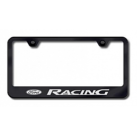 Automotive Gold License Plate Frame - Black Stainless Steel - LFFORREB