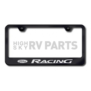 Automotive Gold License Plate Frame - Black Stainless Steel - LFFORREB