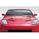 Extreme Dimensions Hood - Fiberglass Reinforced Plastic Black - AM-S - 113354