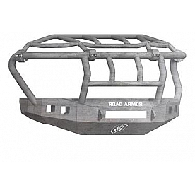 Road Armor Bumper Stealth Intimidator 1-Piece Design Steel Natural - 617F3ZNW