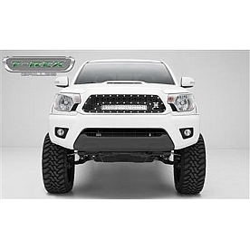 T-Rex Truck Products Grille Insert - Honeycomb Trapezoid Black Powder Coated Steel - 7319381