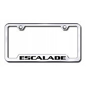 Automotive Gold License Plate Frame - Silver Stainless Steel - GFESAEC