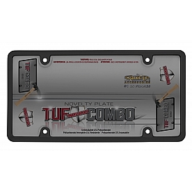 Cruiser License Plate Frame - Tuf Bubble Shield Die Cast Zinc - 62052