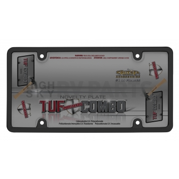 Cruiser License Plate Frame - Tuf Bubble Shield Die Cast Zinc - 62052