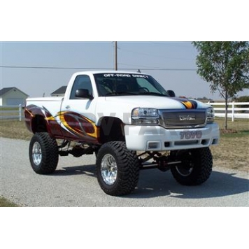 Street Scene Bumper Grille Insert Mesh Chrome Plated Silver Steel - 95078159