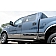 B & I Fender Rocker Panel Molding - Chrome Plated Stainless Steel Silver Set of 11 - 20005W