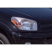 Putco Headlight Trim - ABS Plastic Silver Set Of 2 - 403204