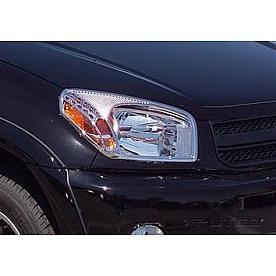 Putco Headlight Trim - ABS Plastic Silver Set Of 2 - 403204