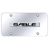 Automotive Gold License Plate - Sable Stainless Steel - SBLNCC