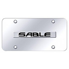 Automotive Gold License Plate - Sable Stainless Steel - SBLNCC