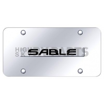 Automotive Gold License Plate - Sable Stainless Steel - SBLNCC