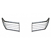 Go Industries Brush Guard Tubular Chrome Plated Silver Steel - 26644