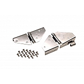 Kentrol Windshield Hinge - Silver Stainless Steel Set Of 2 - 30403