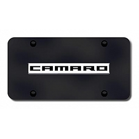 Automotive Gold License Plate - Camaro Stainless Steel - CMRNCB