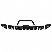 Paramount Automotive Bumper End Powder Coated Black Steel - 5103354