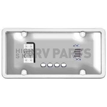 Cruiser License Plate Frame - Tuf Bubble Shield Die Cast Zinc - 62310-1