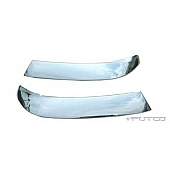 Putco Headlight Trim - ABS Plastic Silver Set Of 2 - 403210