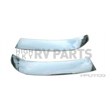 Putco Headlight Trim - ABS Plastic Silver Set Of 2 - 403210