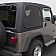 Smittybilt Hard Top 1-Piece Black Fiberglass - 619701