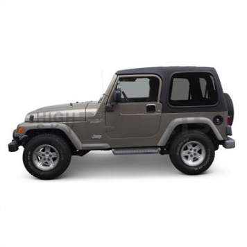 Smittybilt Hard Top 1-Piece Black Fiberglass - 619701-3