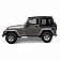 Smittybilt Hard Top 1-Piece Black Fiberglass - 619701