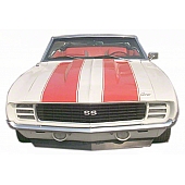 Goodmark Industries Hood - Steel White - CF200691